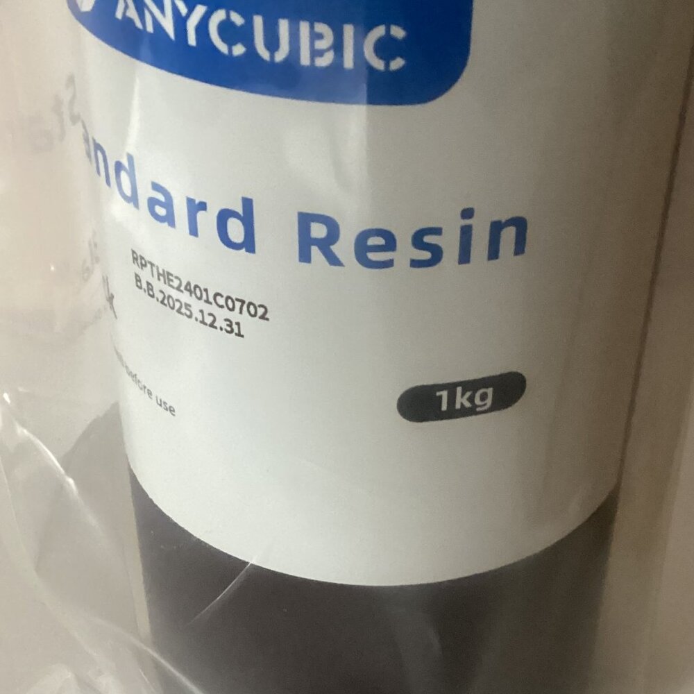 NIB ANYCUBIC 3D Standard Printer Resin 1kg Black Ink Printing - Picture 3 of 5